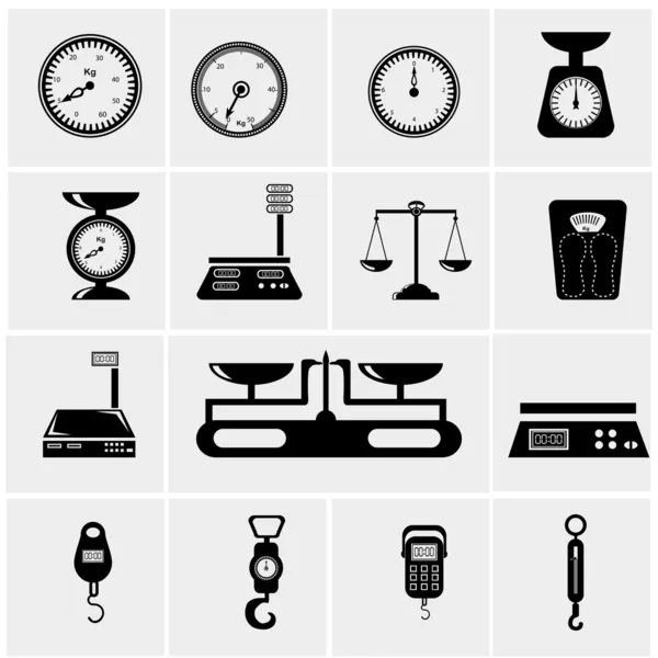 Weighing scales — Stock Vector