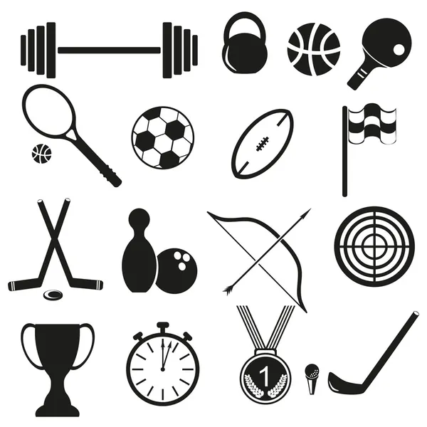 กีฬาไอคอน — ภาพเวกเตอร์สต็อก