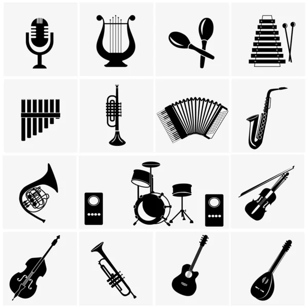 Instrumentos musicais Gráficos De Vetores