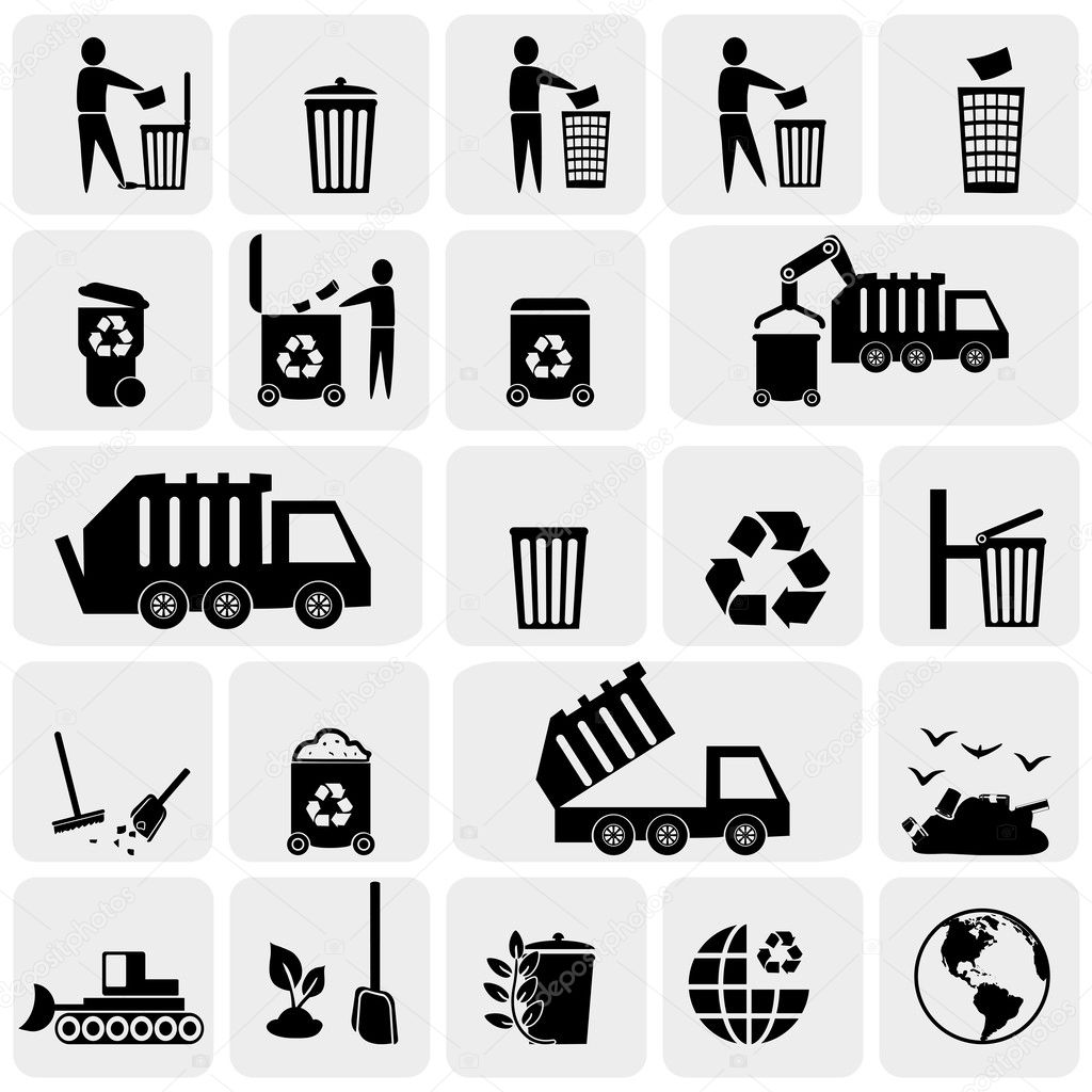 Garbage icons