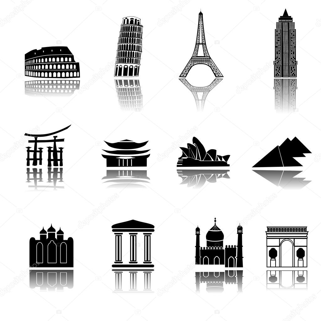 Buildings icons