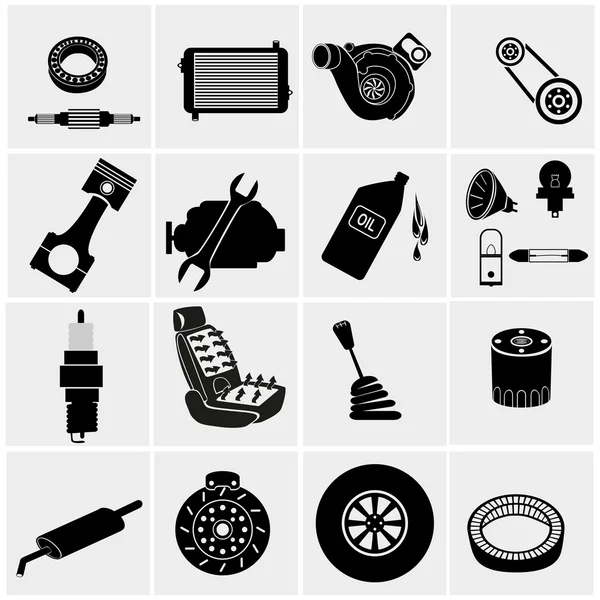 Car mechanic and service tools — Stock Vector