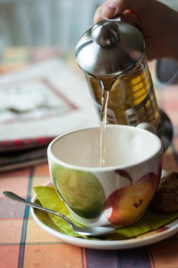 Bir fincan çay.