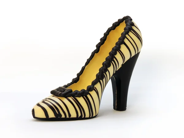 çikolata yüksek topuk ayakkabı