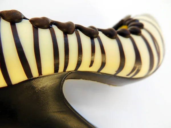 çikolata yüksek topuk ayakkabı