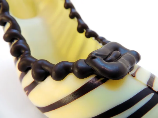 çikolata yüksek topuk ayakkabı