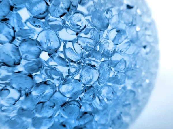 Krystaly modré sklo. Stock Fotografie