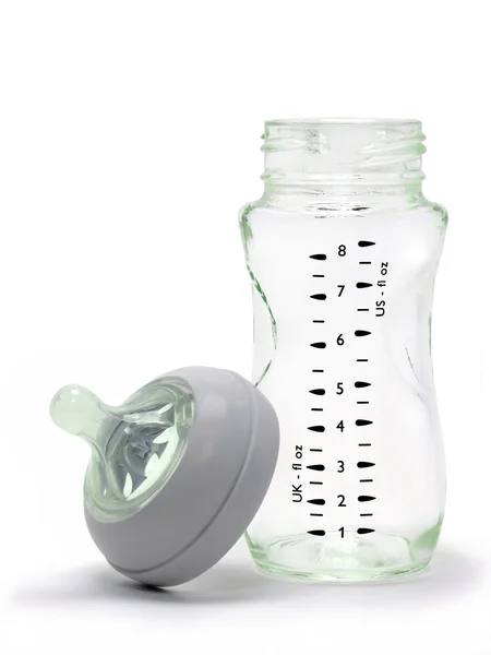 Glass Baby Bottle — Stock Photo, Image