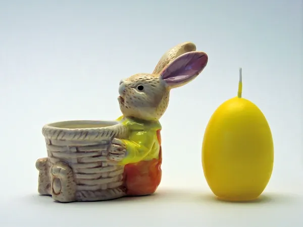 Seramik Paskalya tavşanı