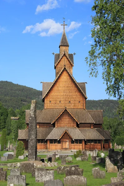 Heddal stavkirke w Norwegii — Zdjęcie stockowe