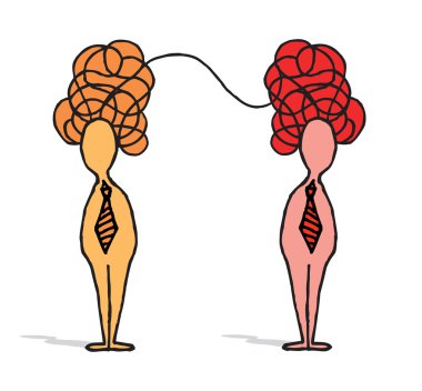 iş yaratıcı bir fikir. bağlantı çalışması