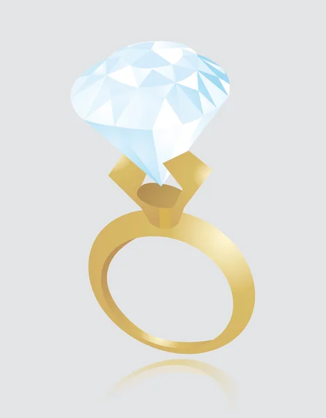 Bague de fiançailles — Image vectorielle