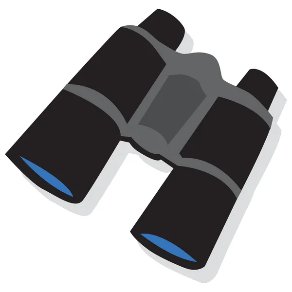 Black binoculars — Stock Vector