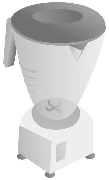 黑白搅拌机 — 图库矢量图片