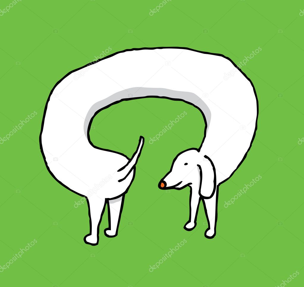 Dog chasing tail Vector Art Stock Images | Depositphotos Dog chasing tail Vector Art Stock Images | Depositphotos