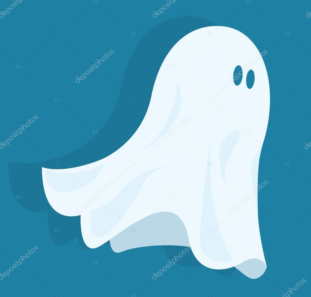 Funny halloween ghost