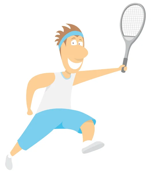 Joueur de tennis — Image vectorielle