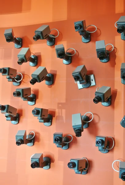 Many surveillance cameras — Stock Photo, Image