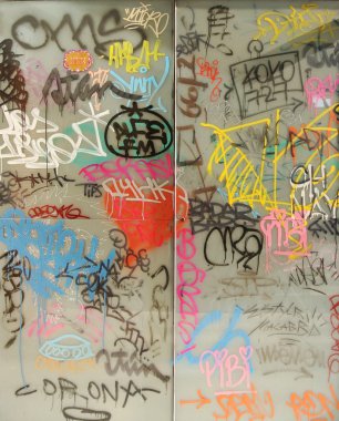 Onlara graffitis panellerle