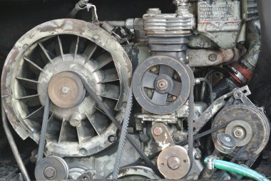 yıpranmış motor veya motor