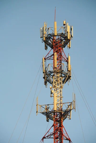 Horní polovina antény mobilních telefonů — Stock fotografie