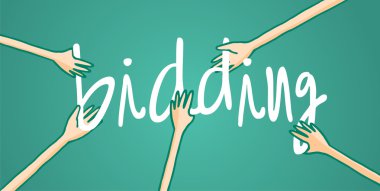 üzerinde bir teklif katılan istekliler