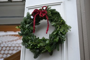 Noel çelenk, geleneksel Noel Pazar Sigtuna