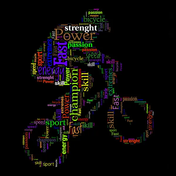 bisiklet dublör eylem kelime bulutu