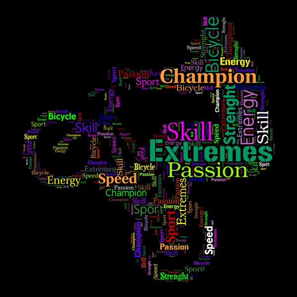 bisiklet dublör eylem kelime bulutu