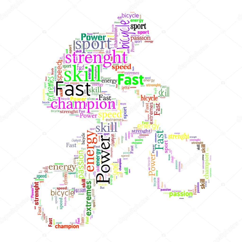 Word Cloud of Bicycle Stunt Action
