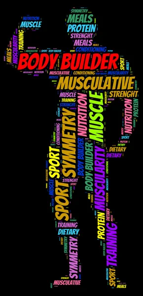 vücut Oluşturucuyu kelime bulutu