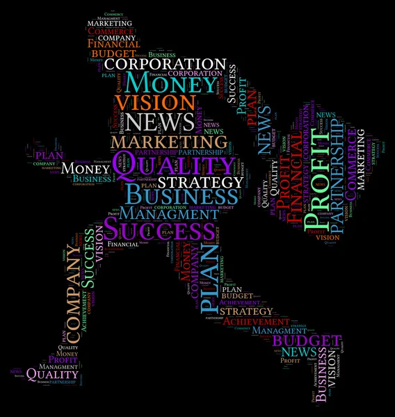 Word Cloud of Business — Stock Photo, Image