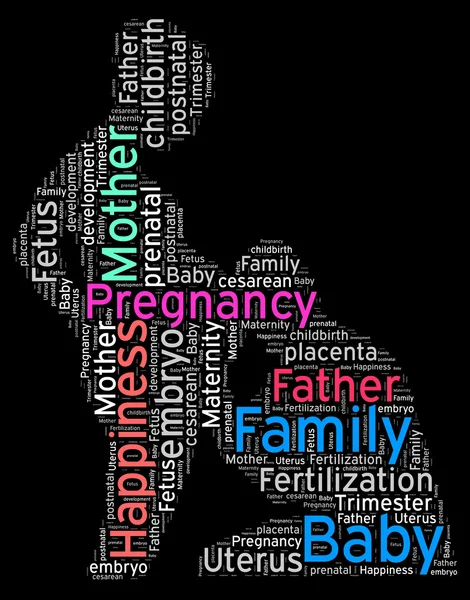 Word cloud of Pregnancy — Stock Photo, Image