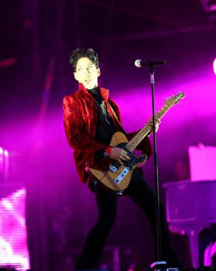 Prince in Concert At The Annual Sziget Festival clipart