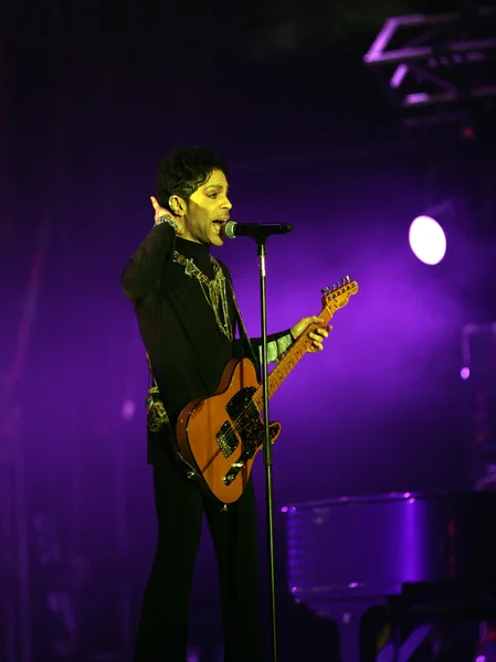Prince koncert a Sziget fesztiválon — Stock Fotó
