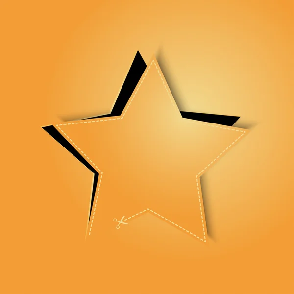 ベクトル黄金の星 — ストックベクタ