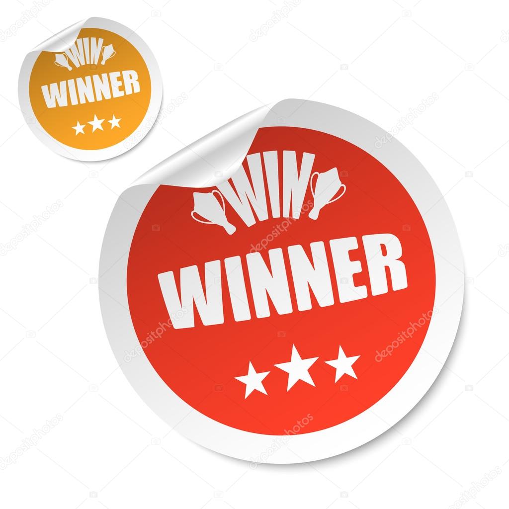 Winner stick, vector