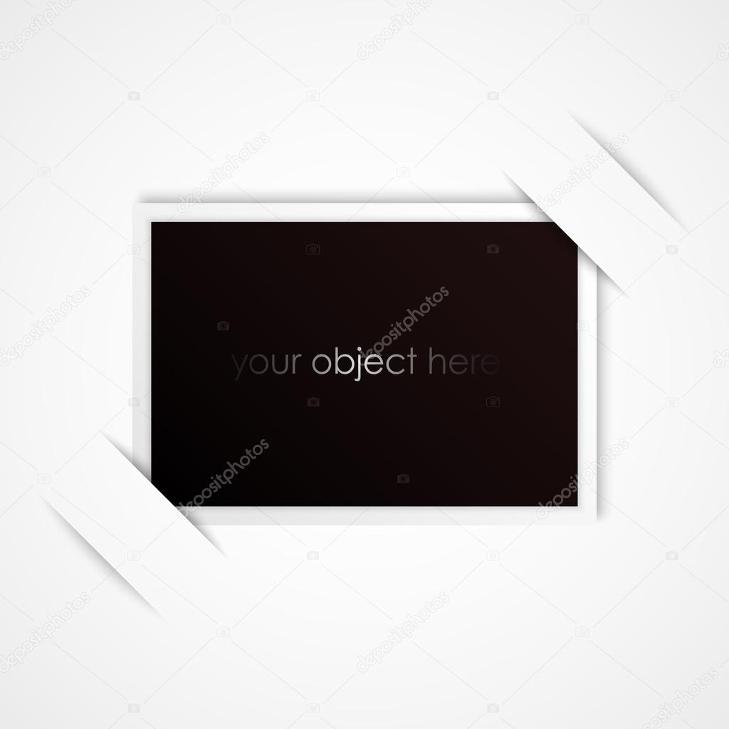 Photo frame for your object (10x15), vector