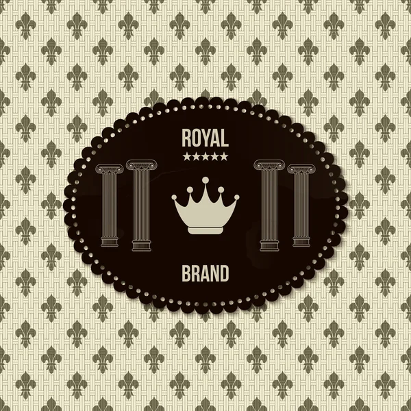 Vintage royal background — Stock Vector