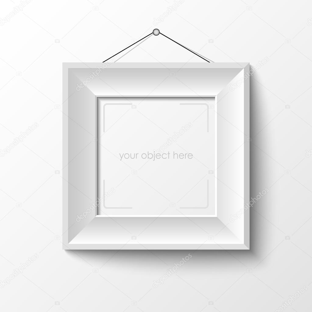 white frame for your photo or picture