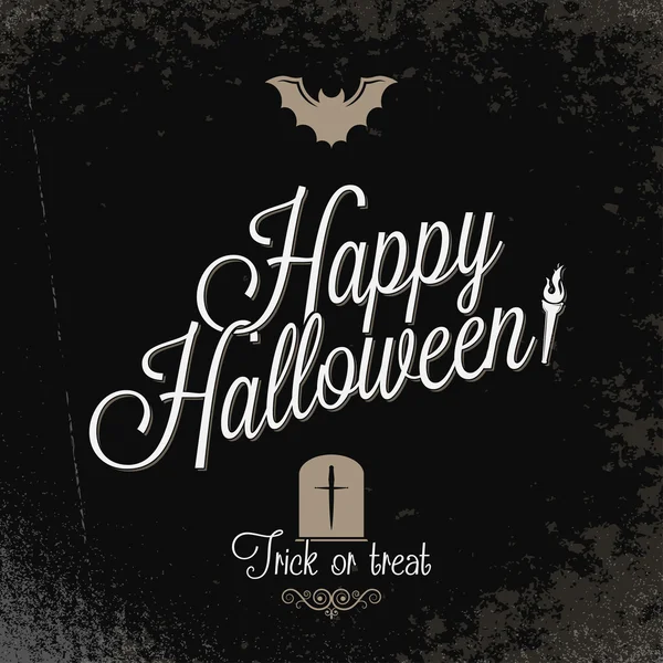 Holiday - frame happy halloween — Stock vektor