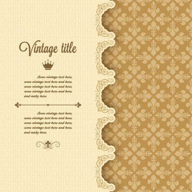 Vintage çerçeve arka plan
