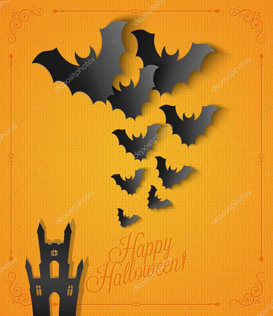 Holiday frame happy halloween