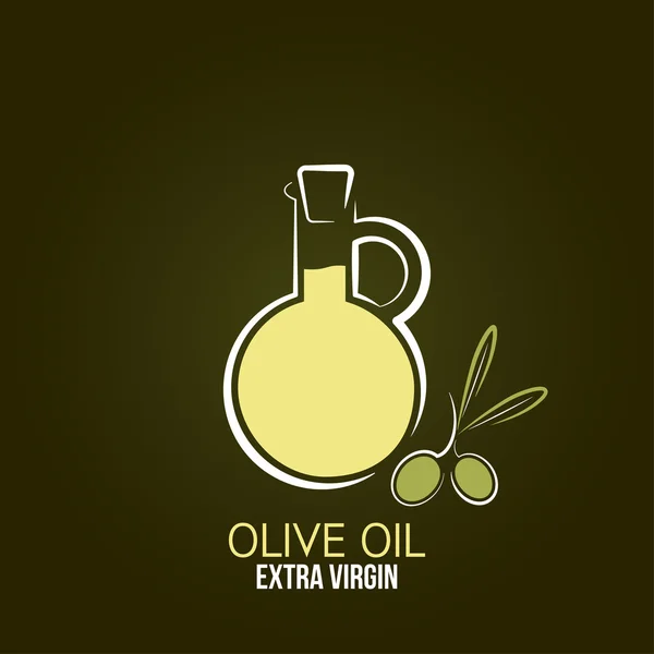 Olive oil design background — Stock Vector