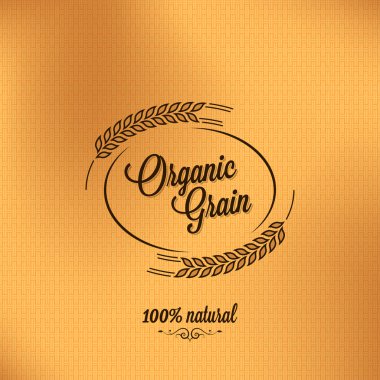 tahıl organik vintage design arka plan