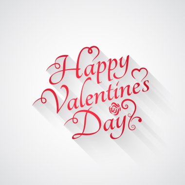 Sevgililer günü vintage retro arka planda harflerle