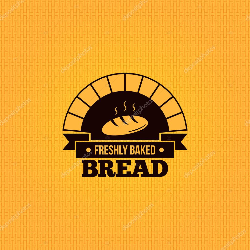 Bread vintage design menu background