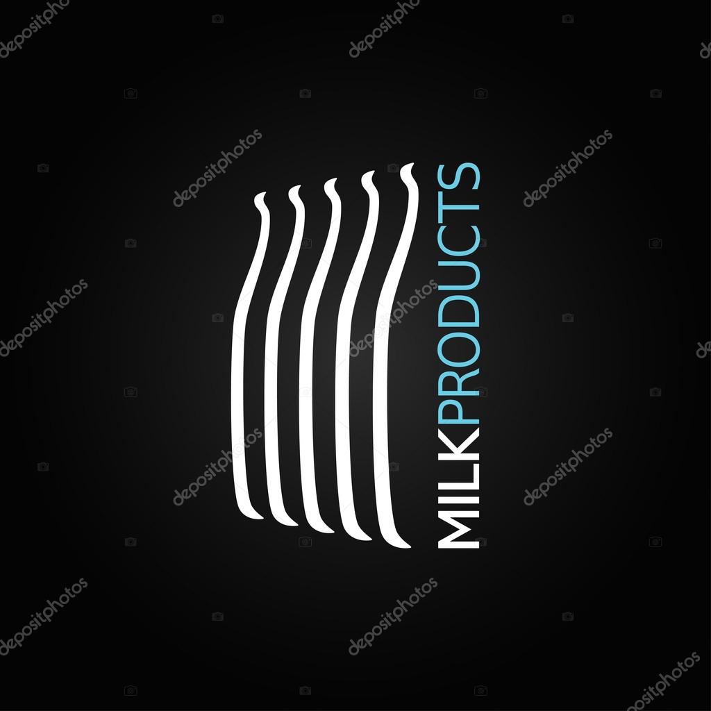 Milk bottle glass design background