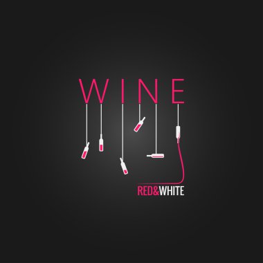 şarap konsept tasarım arka plan