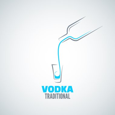 votka shot cam şişe arka plan